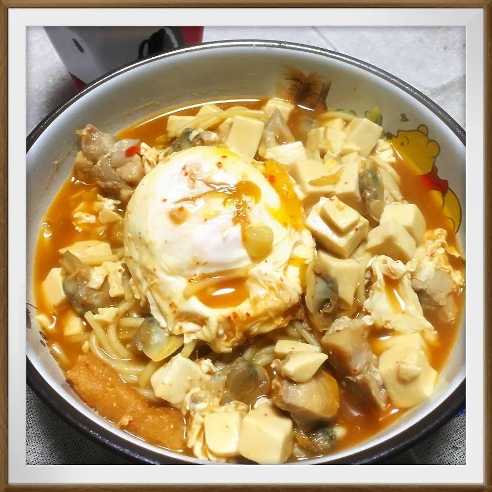 Snapdishの料理写真:【糖質OFF】辛味噌ラーメン風★|さちぃさん