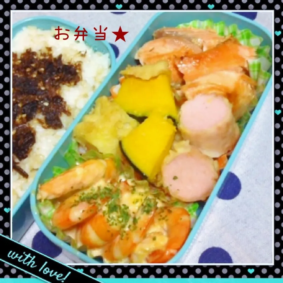 Snapdishの料理写真:今日のお弁当|さちぃさん