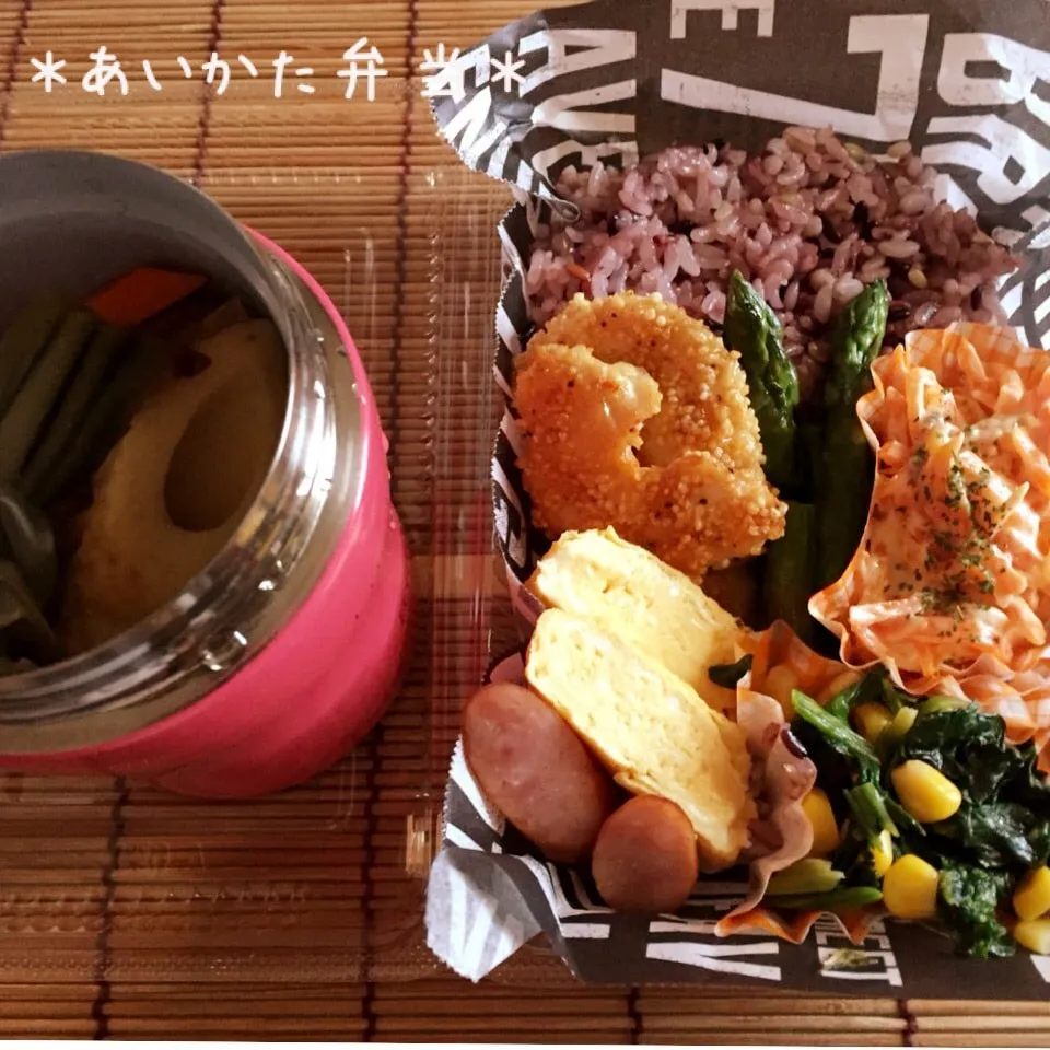 🍱まだなれない弁当|うさぎさん