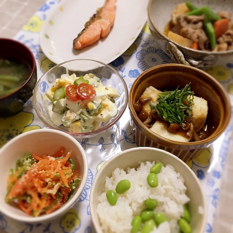 ほっこりな和定食|うさぎさん