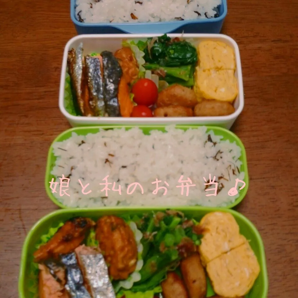 娘と私のお弁当♪|秀美«シュウビ»さん