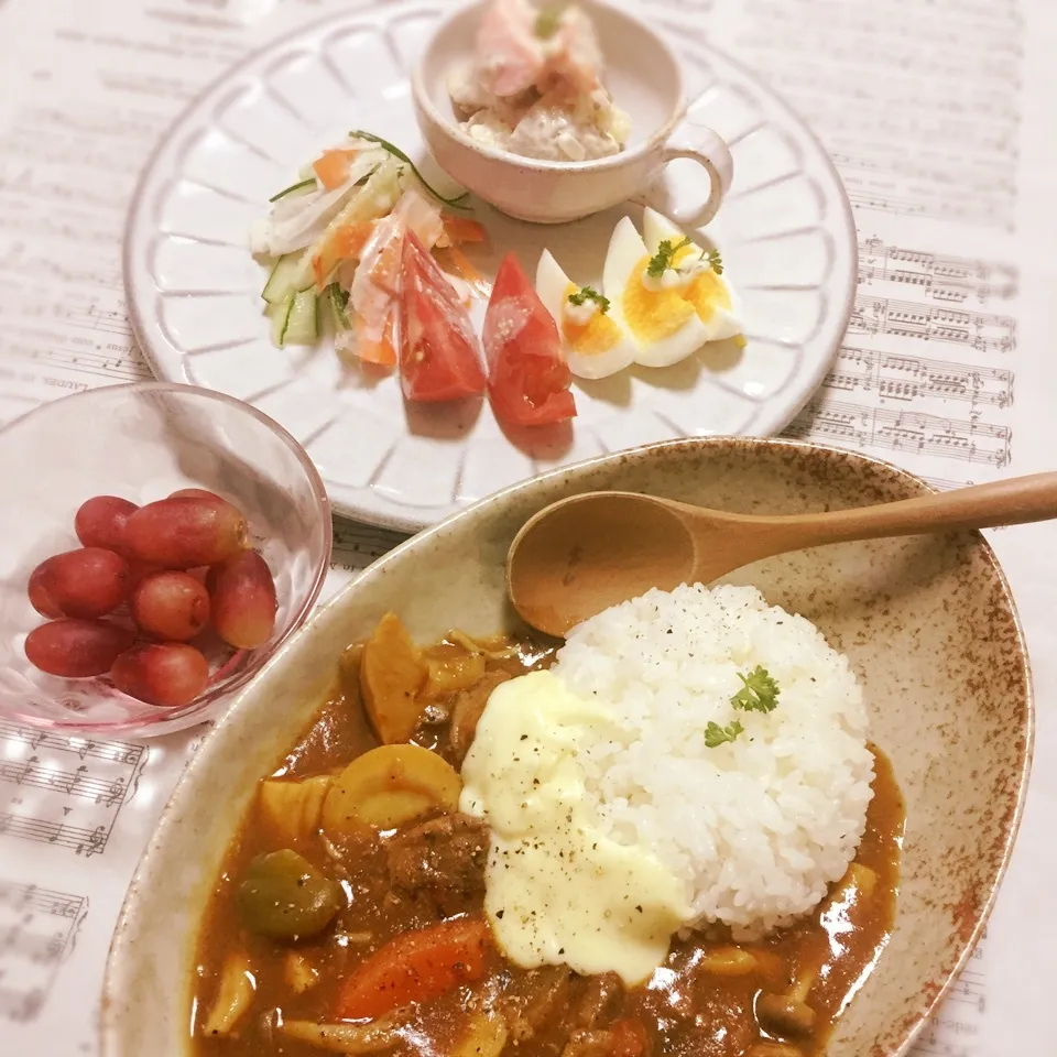 とろりんチーズの夏野菜カレー|うさぎさん