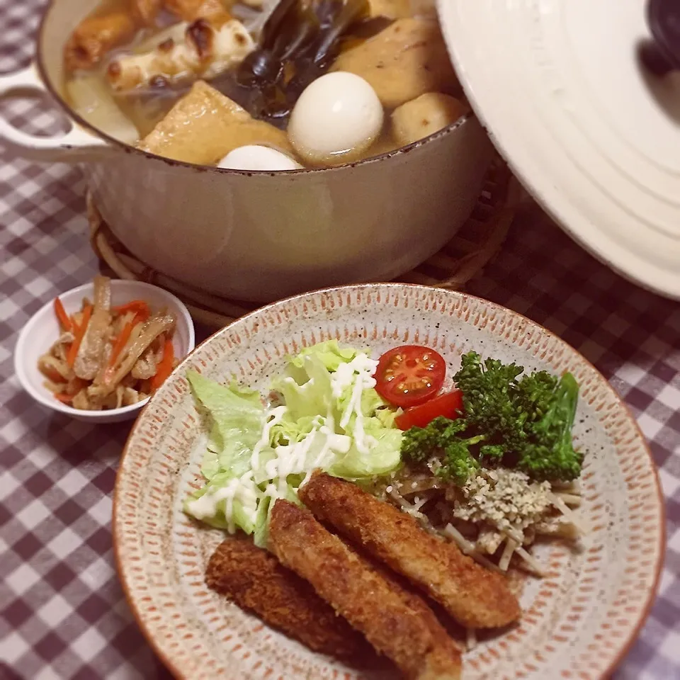 Snapdishの料理写真:白身魚のスティックフライ|うさぎさん