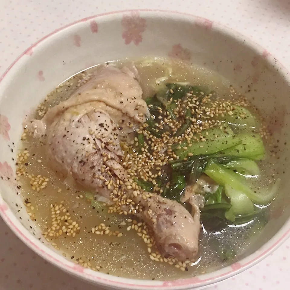 丸鳥だしのラーメン|うさぎさん