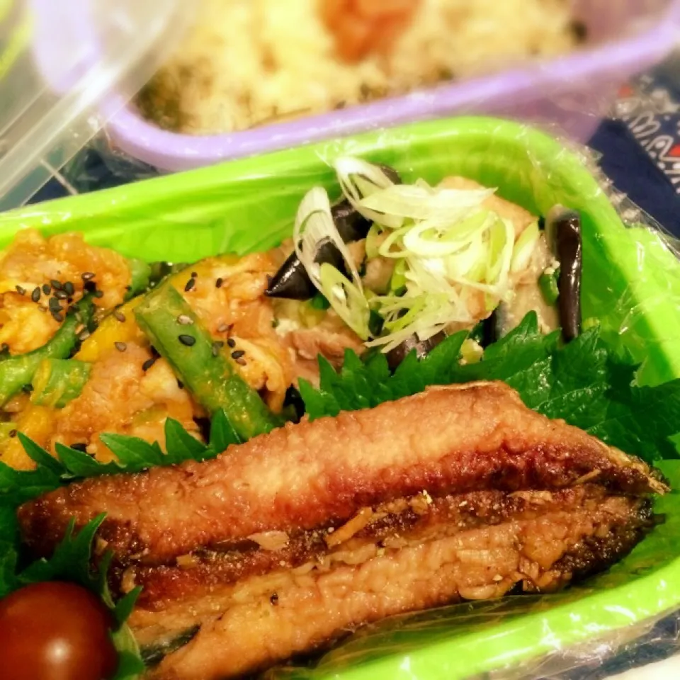 Snapdishの料理写真:いわしの蒲焼弁当☆|Kiyomi Tanakaさん