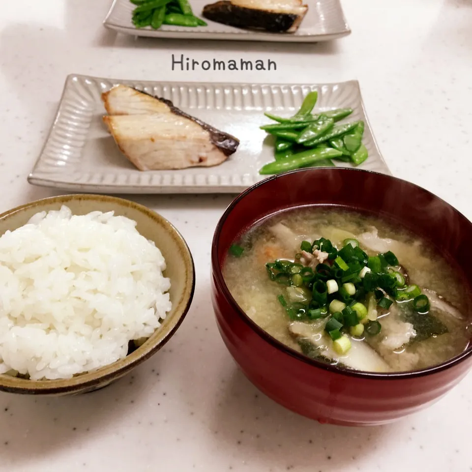 鰤の塩焼き定食(*´∨`*)ノ|ひろママさん