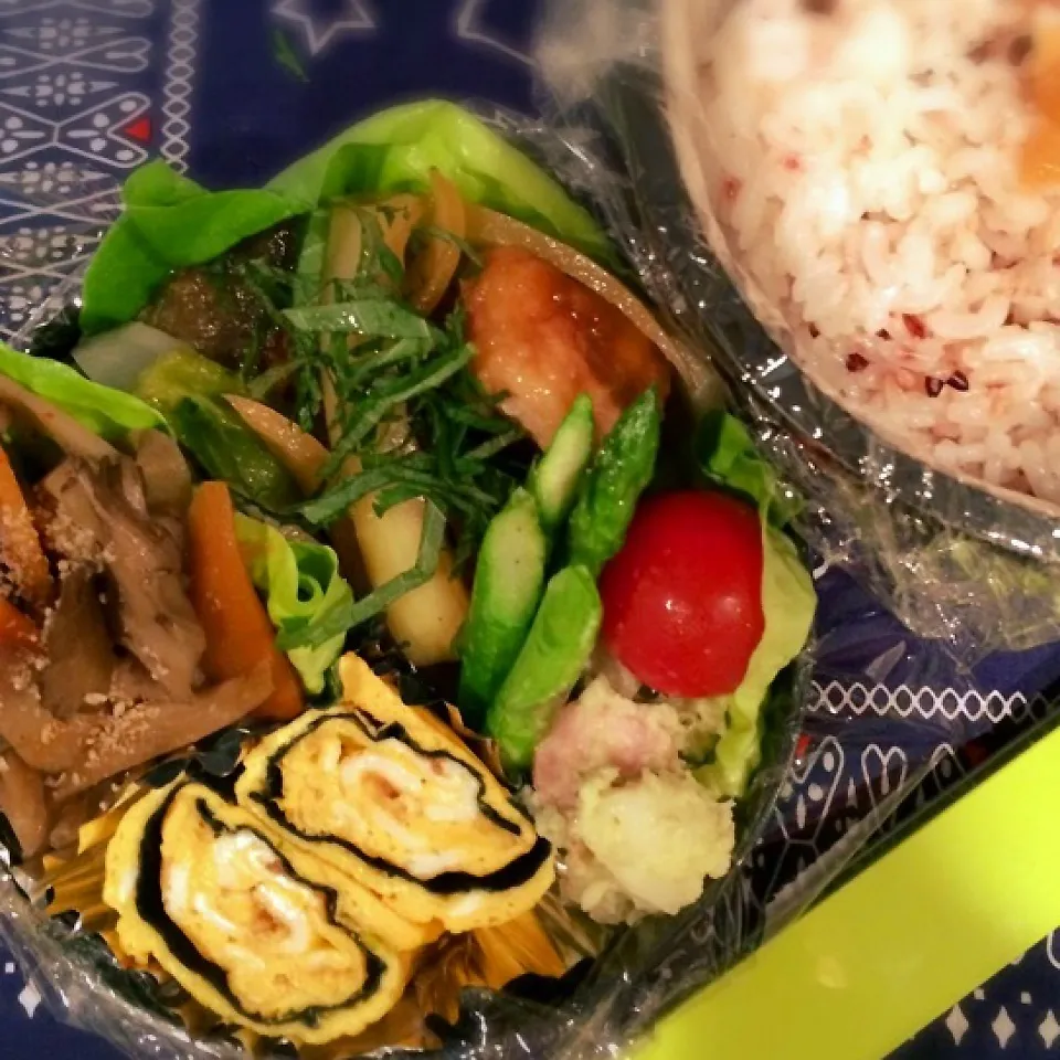 Snapdishの料理写真:鮭南蛮弁当☆|Kiyomi Tanakaさん