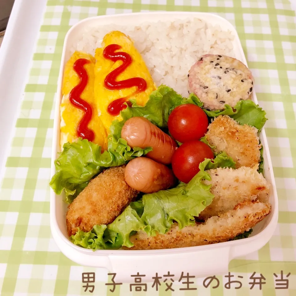 高2男子のお弁当 チキンカツ|チャコさん