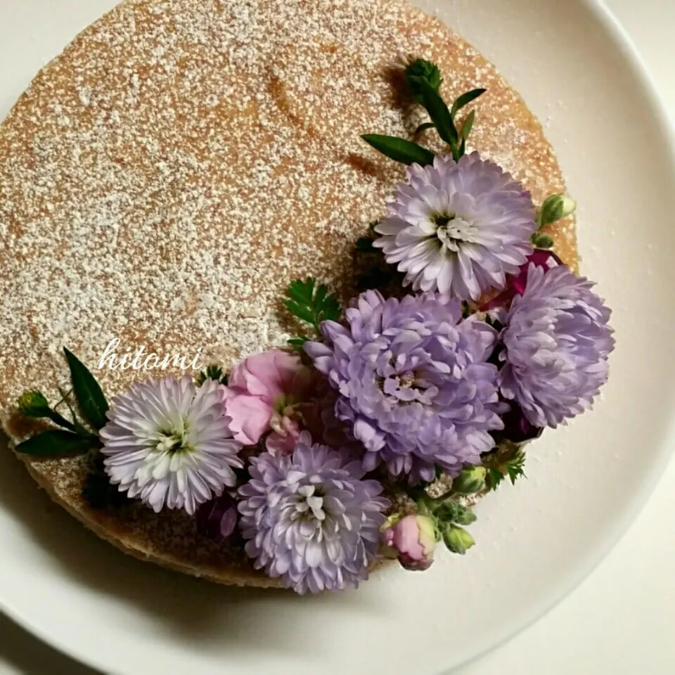 紫芋チーズケーキ♪|ひとさん