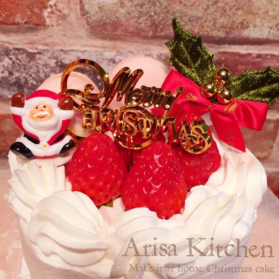 生クリーム1パックで作る♪12cmの小さめクリスマスケーキ|Arisa Natukiさん