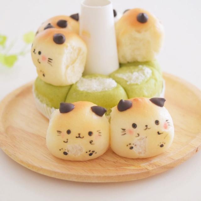 ミニミニシフォン型で ハムスターのちぎりパン ぷちみみん Snapdish スナップディッシュ Id Reokka