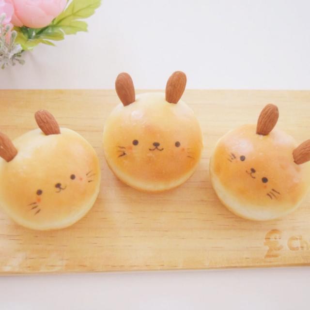 イースターにも マフィン型で豆乳仕込みのうさぎパン/ぷちみみん