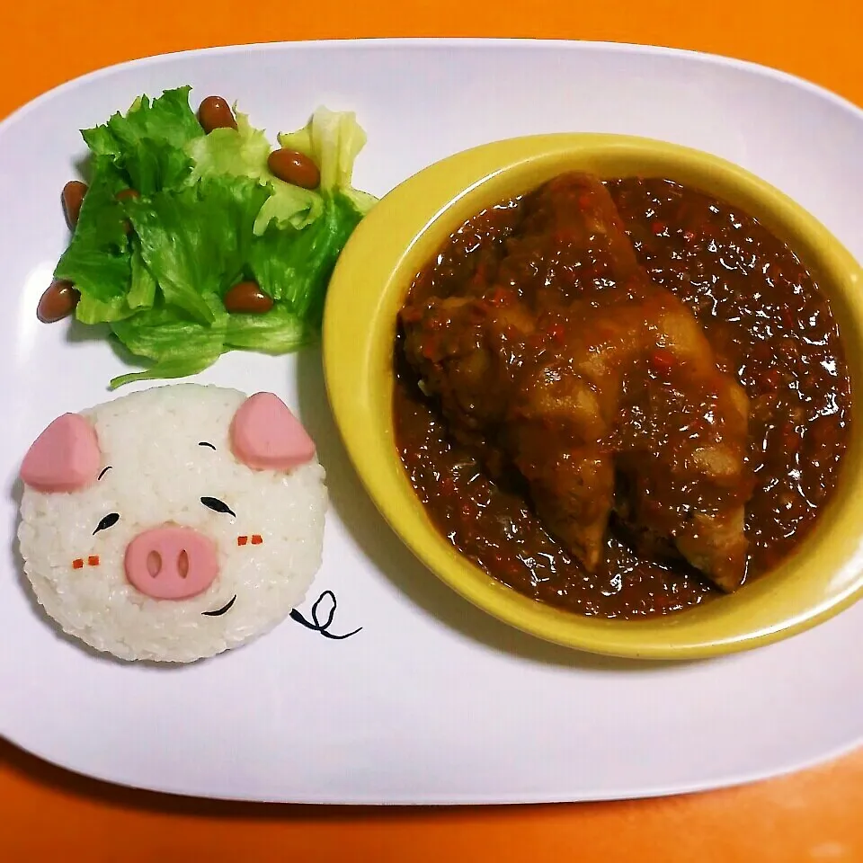 豚足カレー…|ひとさん