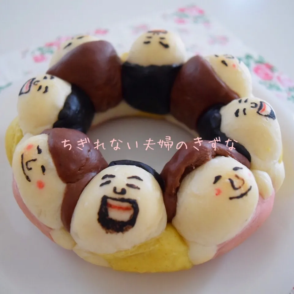 Snapdishの料理写真:ちぎれない夫婦の絆♡ちぎりパン。|ぷちみみんさん