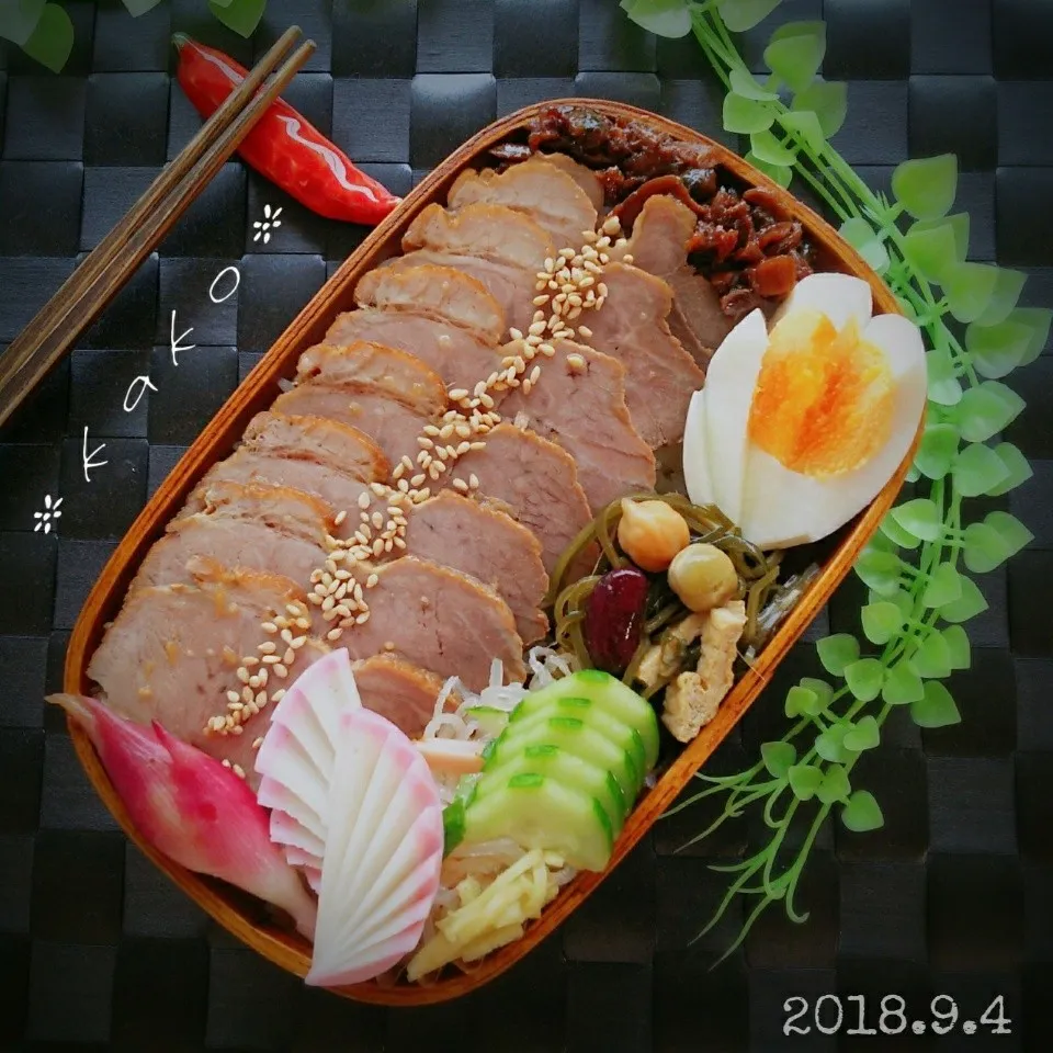 旦那様わっぱ弁当 チャーシューどーん|ｋａｋoさん