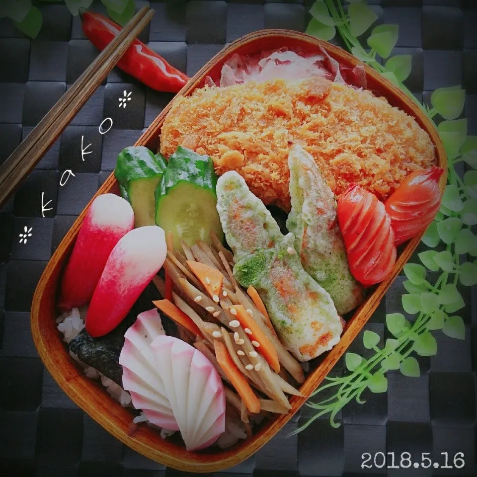 旦那様わっぱ弁当 海苔弁|ｋａｋoさん