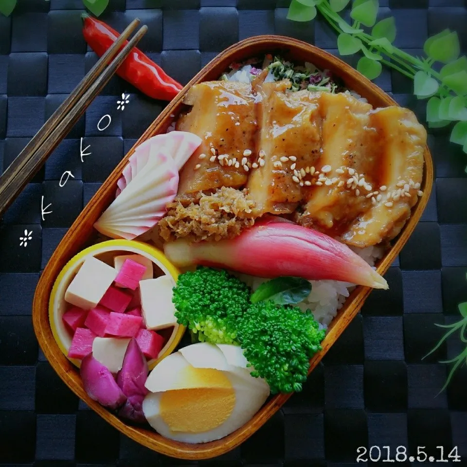 旦那様わっぱ弁当 鶏照りのっけど～ん|ｋａｋoさん