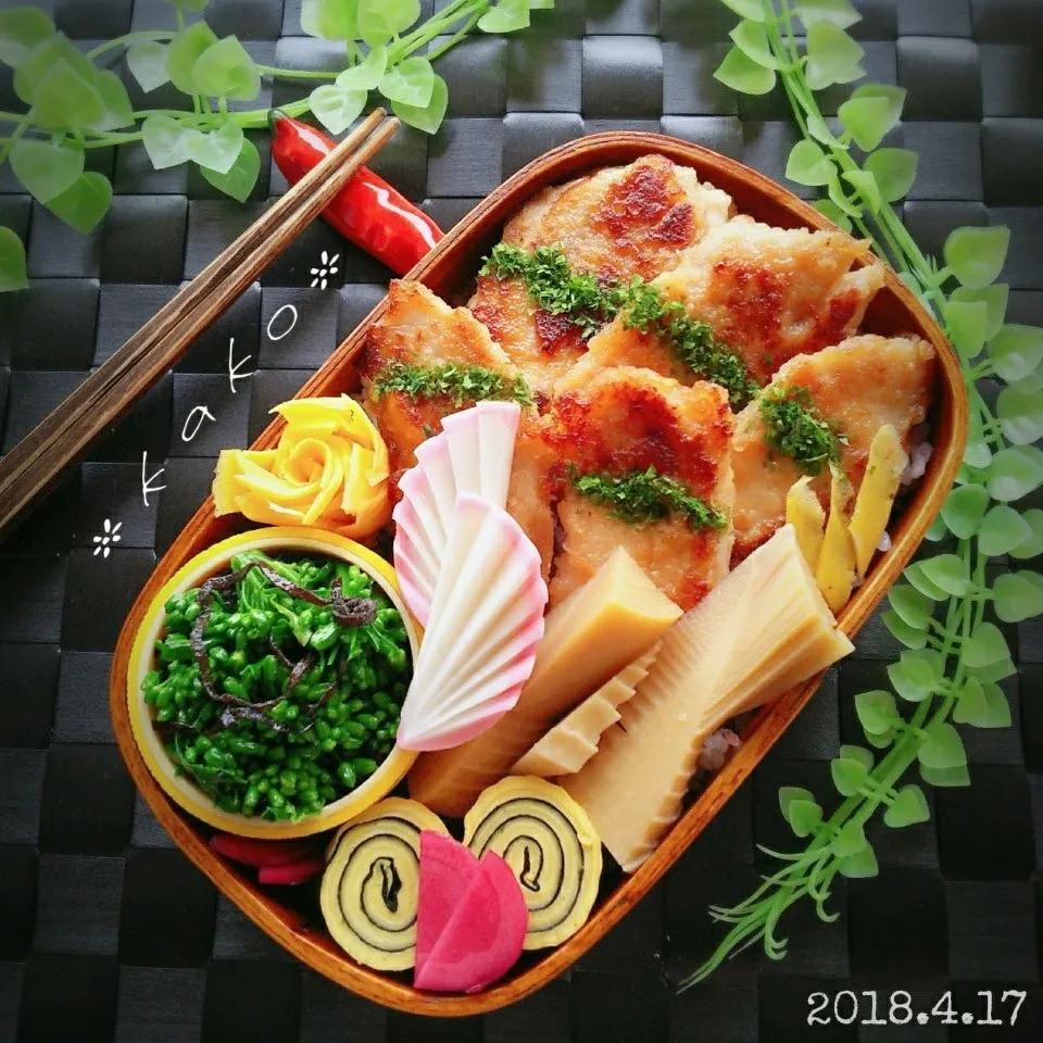 旦那様わっぱ弁当 鶏むね肉のしょうが焼き|ｋａｋoさん