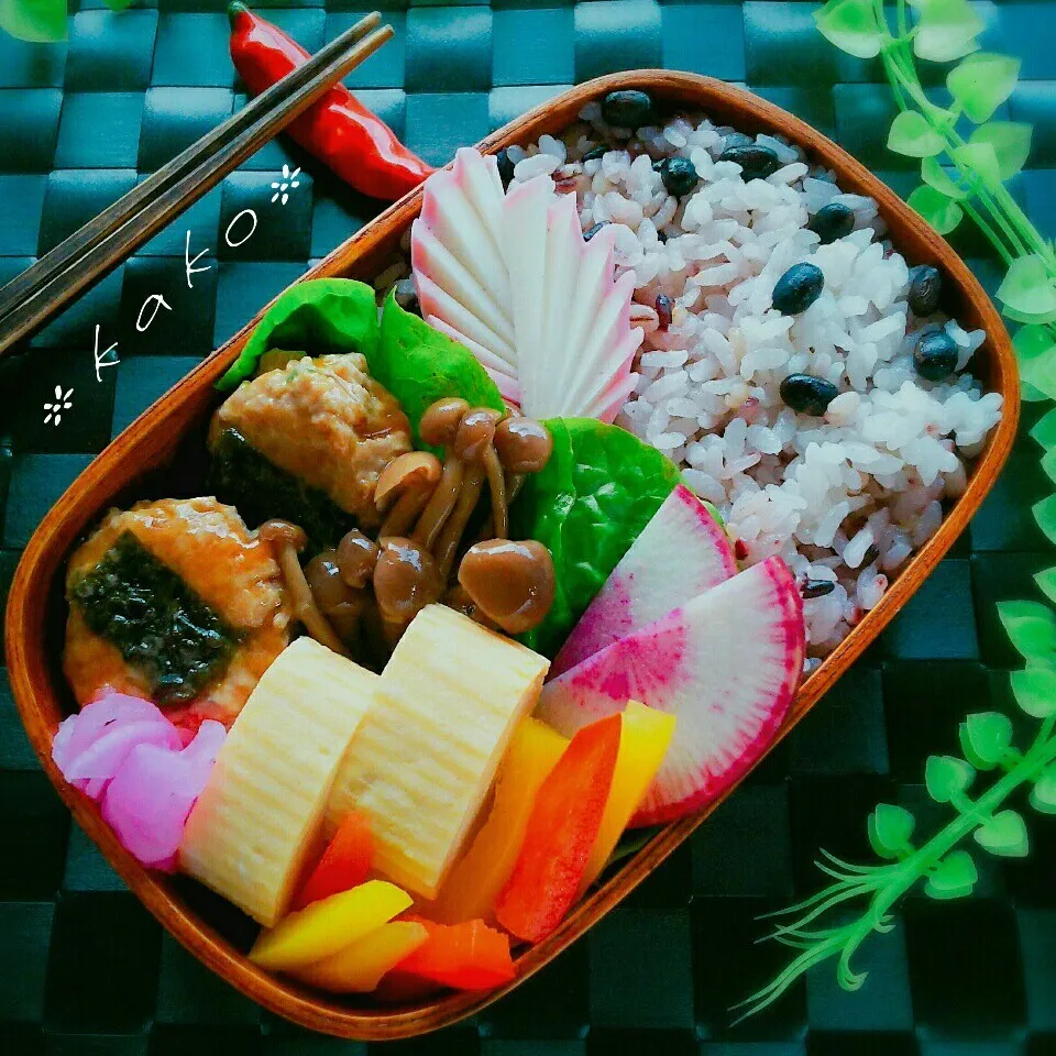 旦那様わっぱ弁当 海苔つけつくね|ｋａｋoさん