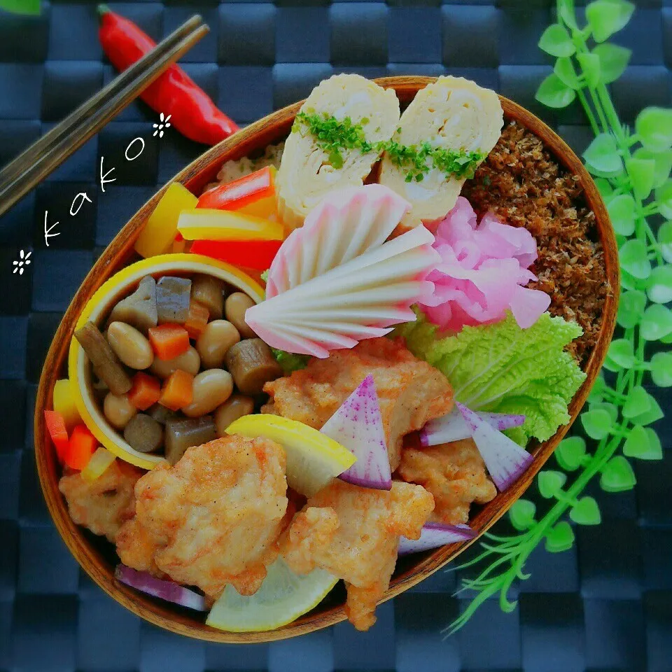 旦那様わっぱ弁当 鶏のから揚げ弁|ｋａｋoさん