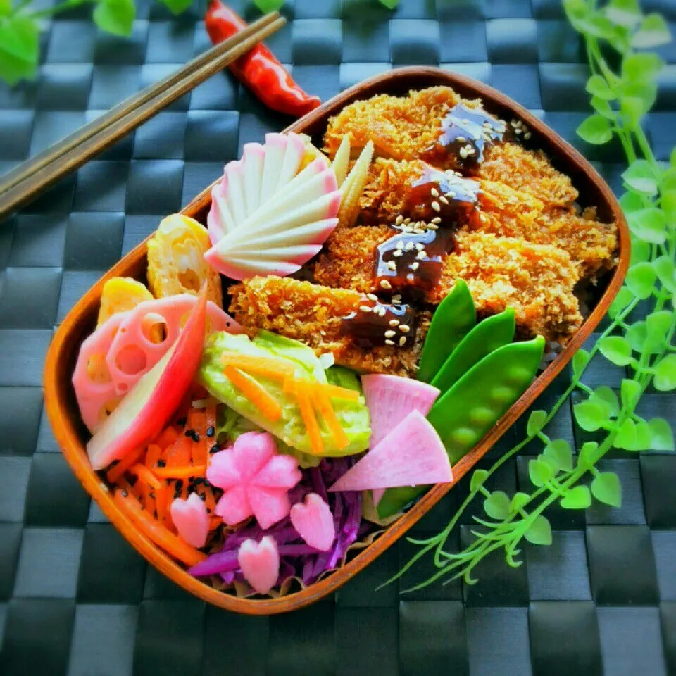 旦那様わっぱ弁当 ソースカツ丼|ｋａｋoさん