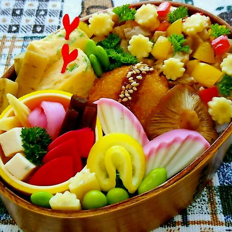 祝200投稿 旦那様わっぱ弁当|ｋａｋoさん