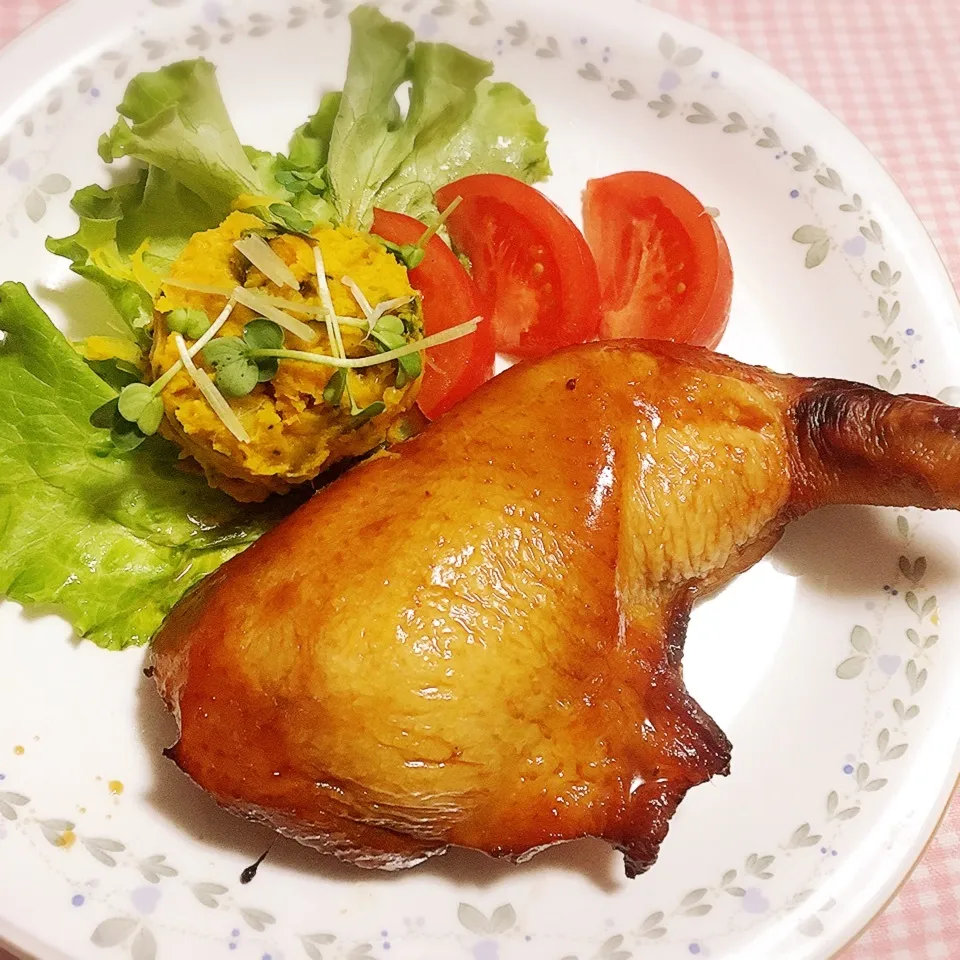 Snapdishの料理写真:ローストチキン|AY(＊^ . ^＊)❤️Uさん