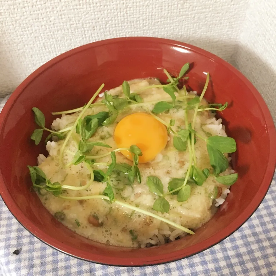 トロロ納豆丼|AY(＊^ . ^＊)❤️Uさん