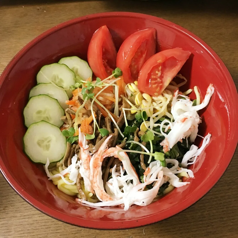 Snapdishの料理写真:冷麺❗️…蒟蒻麺です。|AY(＊^ . ^＊)❤️Uさん