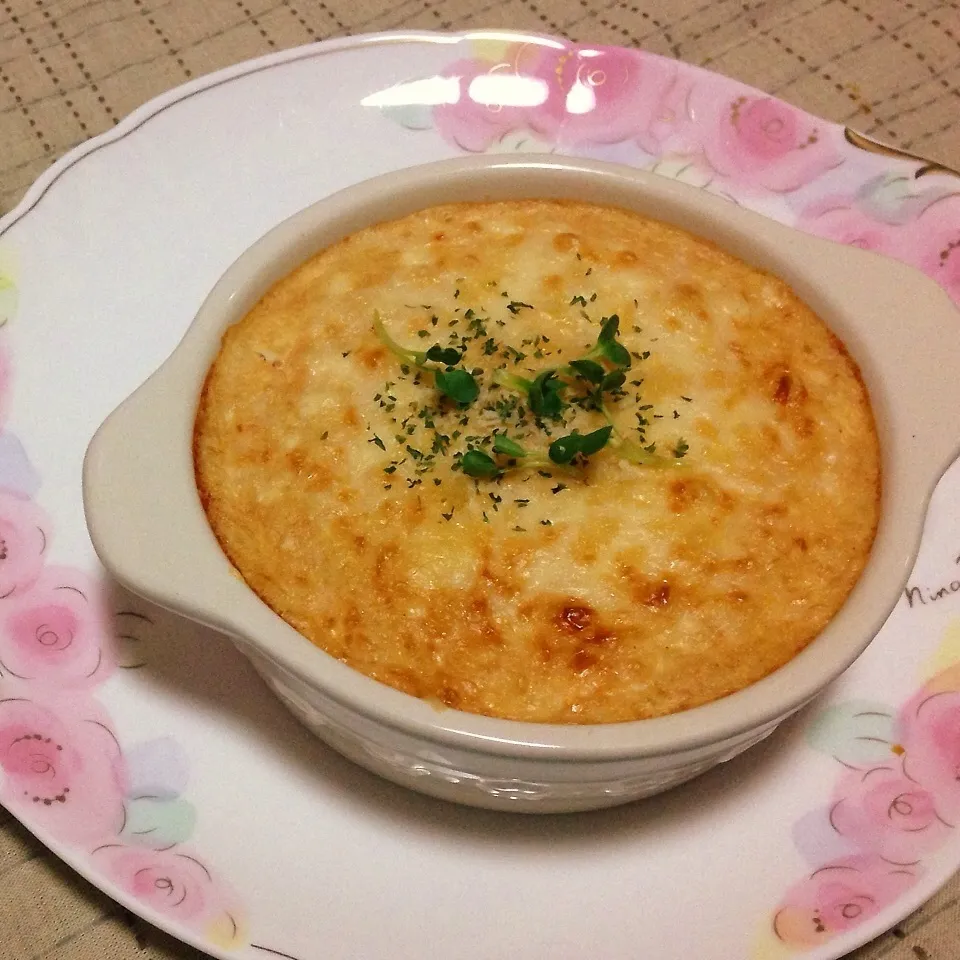 明太子と長芋とお豆腐のチーズグラタン|AY(＊^ . ^＊)❤️Uさん