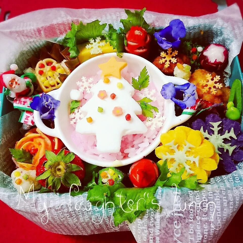 Snapdishの料理写真:はんぺんツリー🎄クリスマス弁当|kotokotoさん