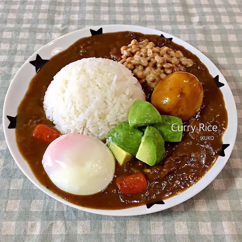 納豆カレー|いっこさんさん