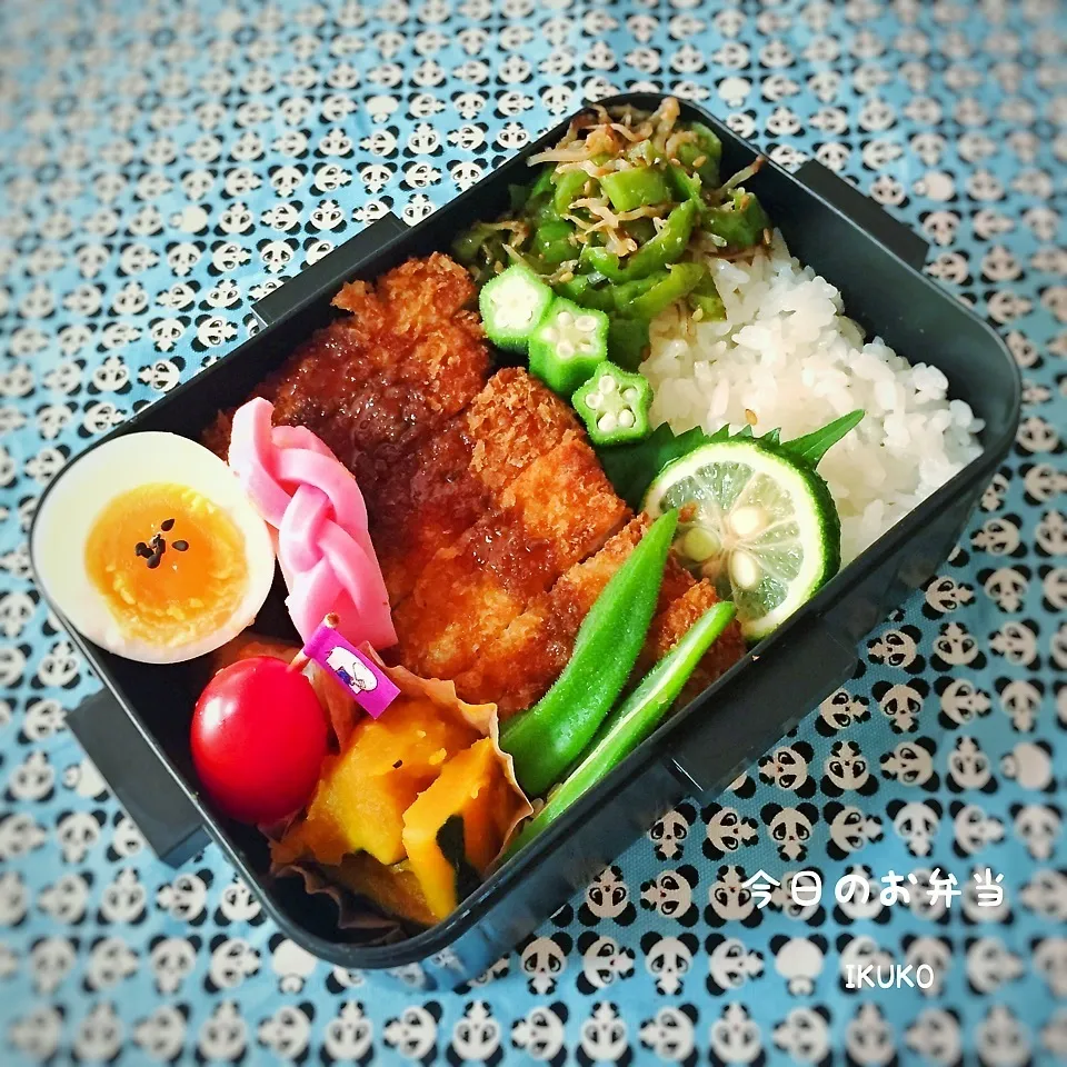 今日のとんかつ弁当|いっこさんさん