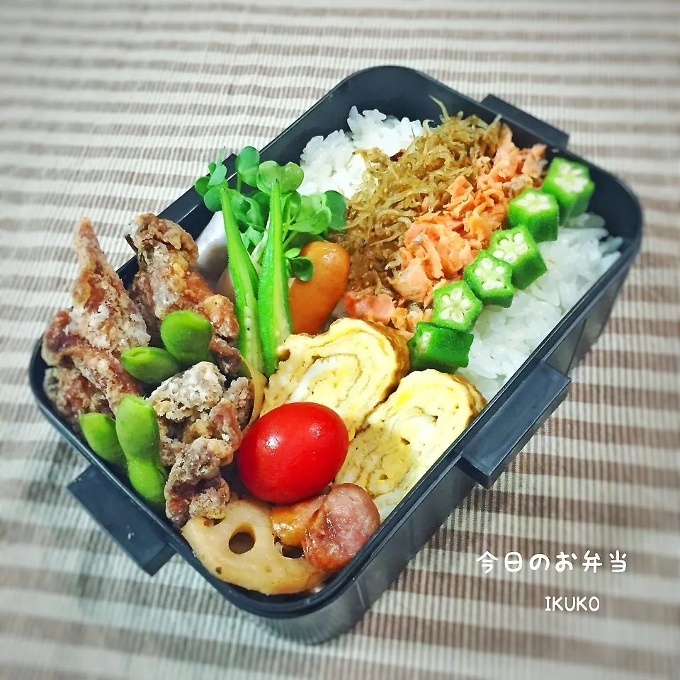 Snapdishの料理写真:唐揚げ弁当|いっこさんさん