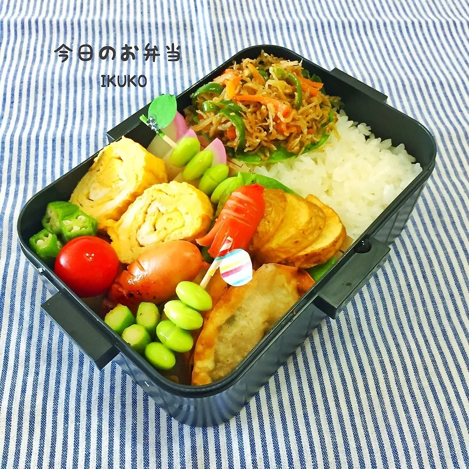 揚げ餃子のお弁当|いっこさんさん