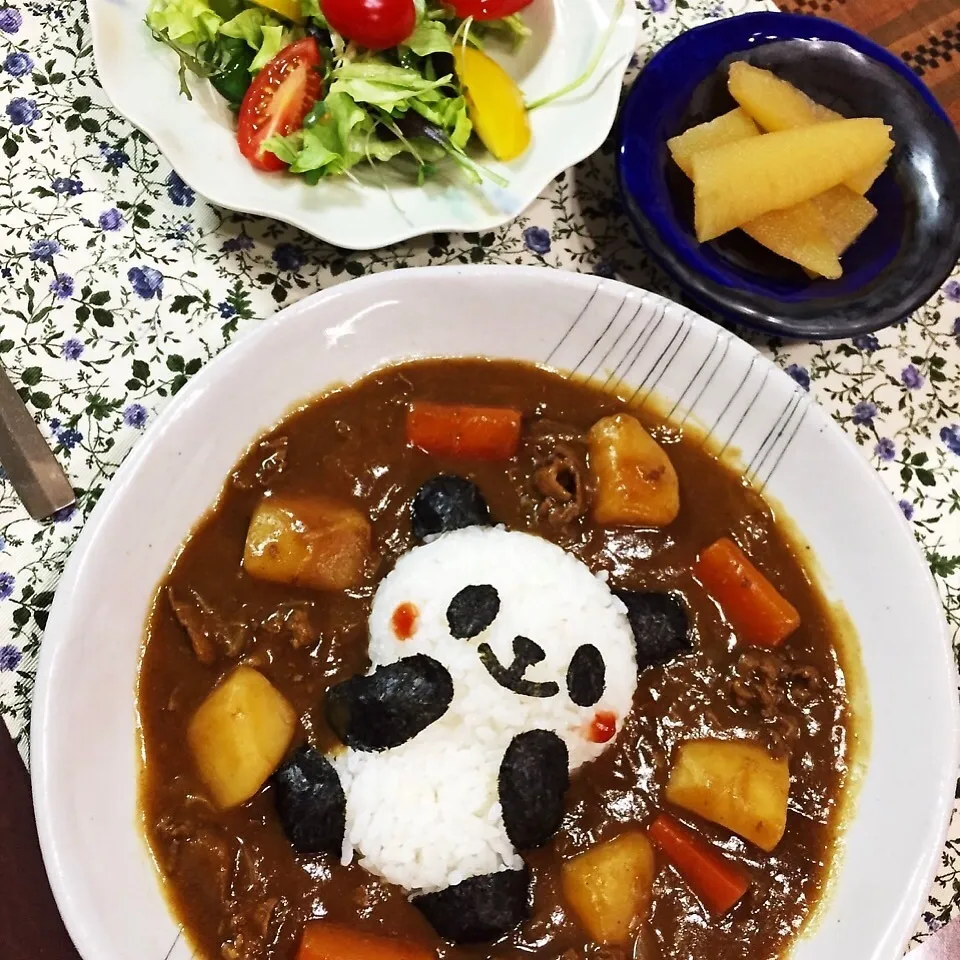 Snapdishの料理写真:パンダカレー|いっこさんさん