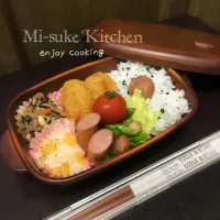 カボチャのコロッケ弁当🎃|mi-sukeさん