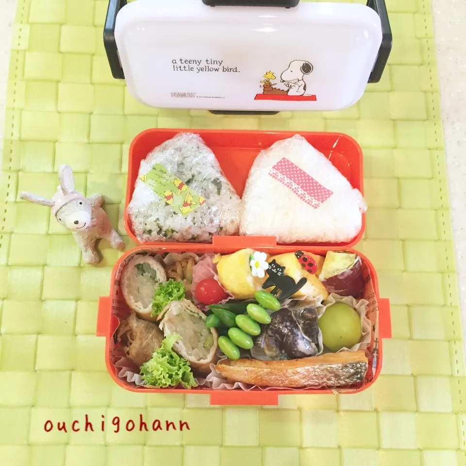 Snapdishの料理写真:双子の❤️ちゃん塾弁^_^|ichayaさん