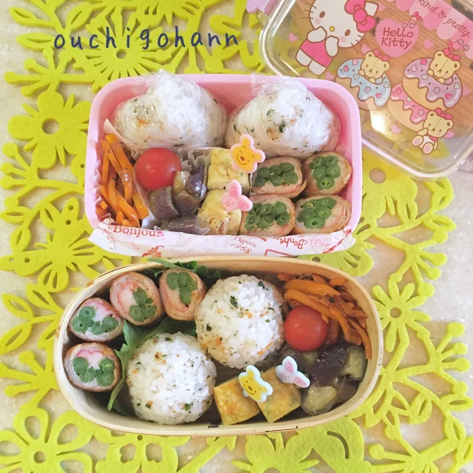 今日は2度目のお弁当♡の双子ちゃん塾弁^_^|ichayaさん