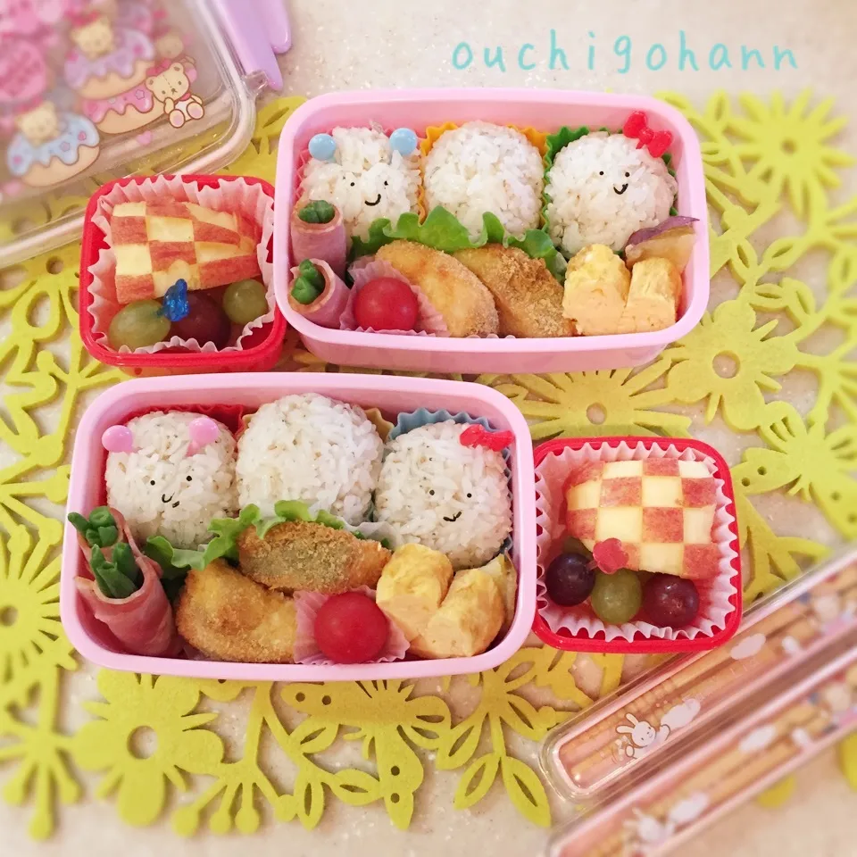 社会見学♡の双子ちゃんお弁当^_^|ichayaさん