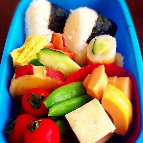 3歳児大食い息子の遠足弁当|山田 奈味　Instagram ＊nmymd369さん