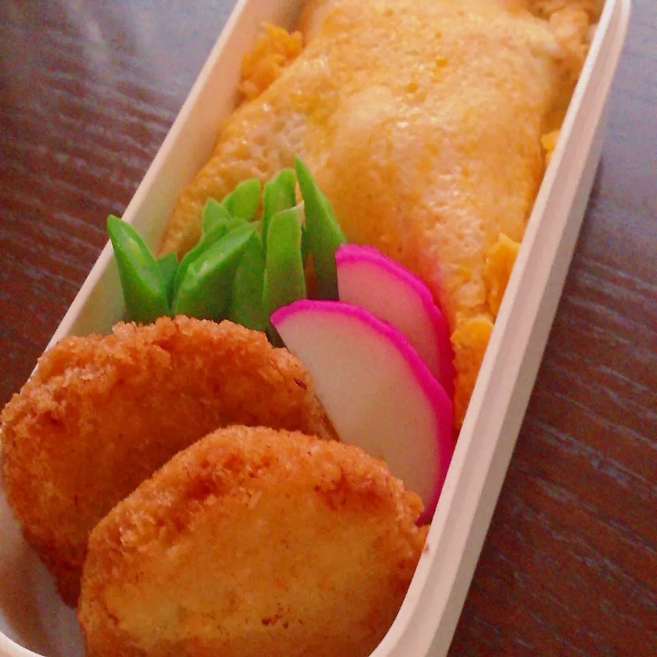 オムレツ弁当|山田 奈味　Instagram ＊nmymd369さん