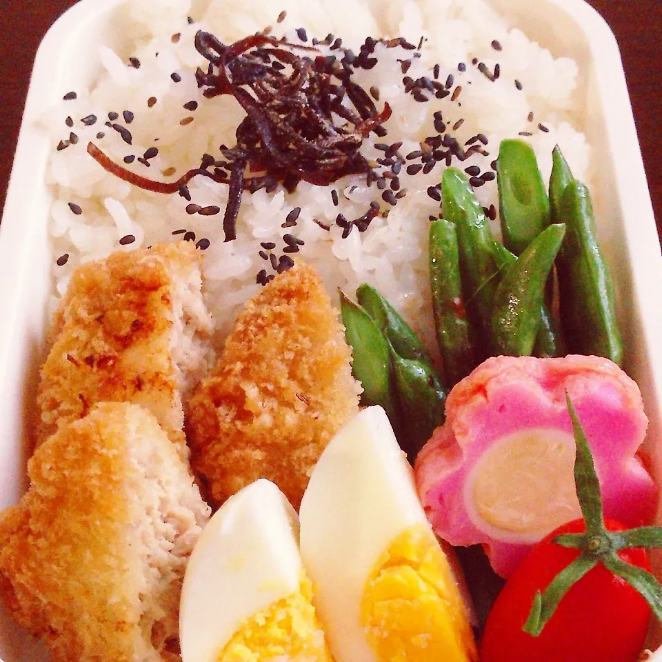 ミンチカツ弁当|山田 奈味　Instagram ＊nmymd369さん