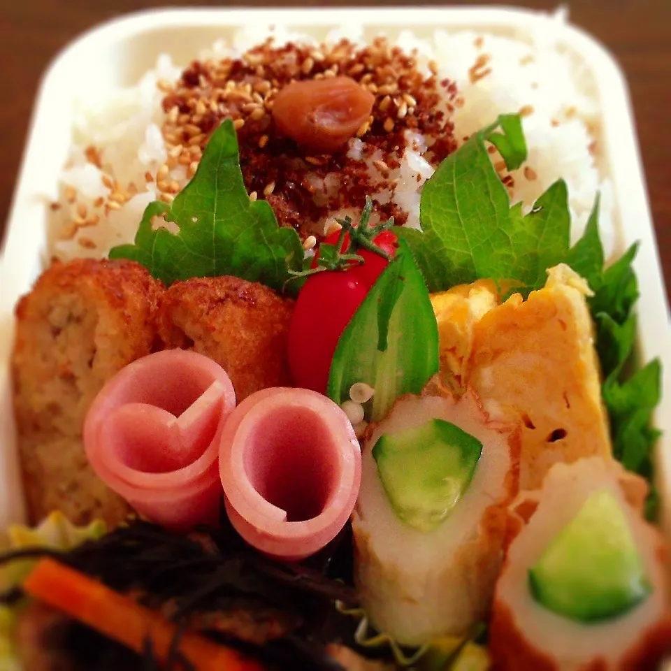 ミンチカツ弁当|山田 奈味　Instagram ＊nmymd369さん