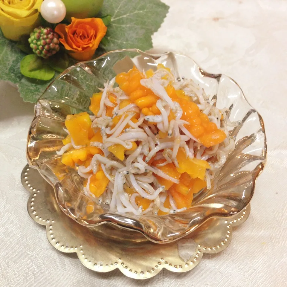 ＊完熟ゴーヤーのしらす和え＊|henryさん