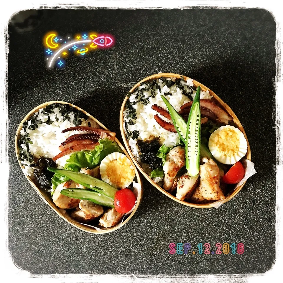 9/12 ☺︎☺︎ チキンレモンスパイスソテー🍋弁当☆|jon2さん