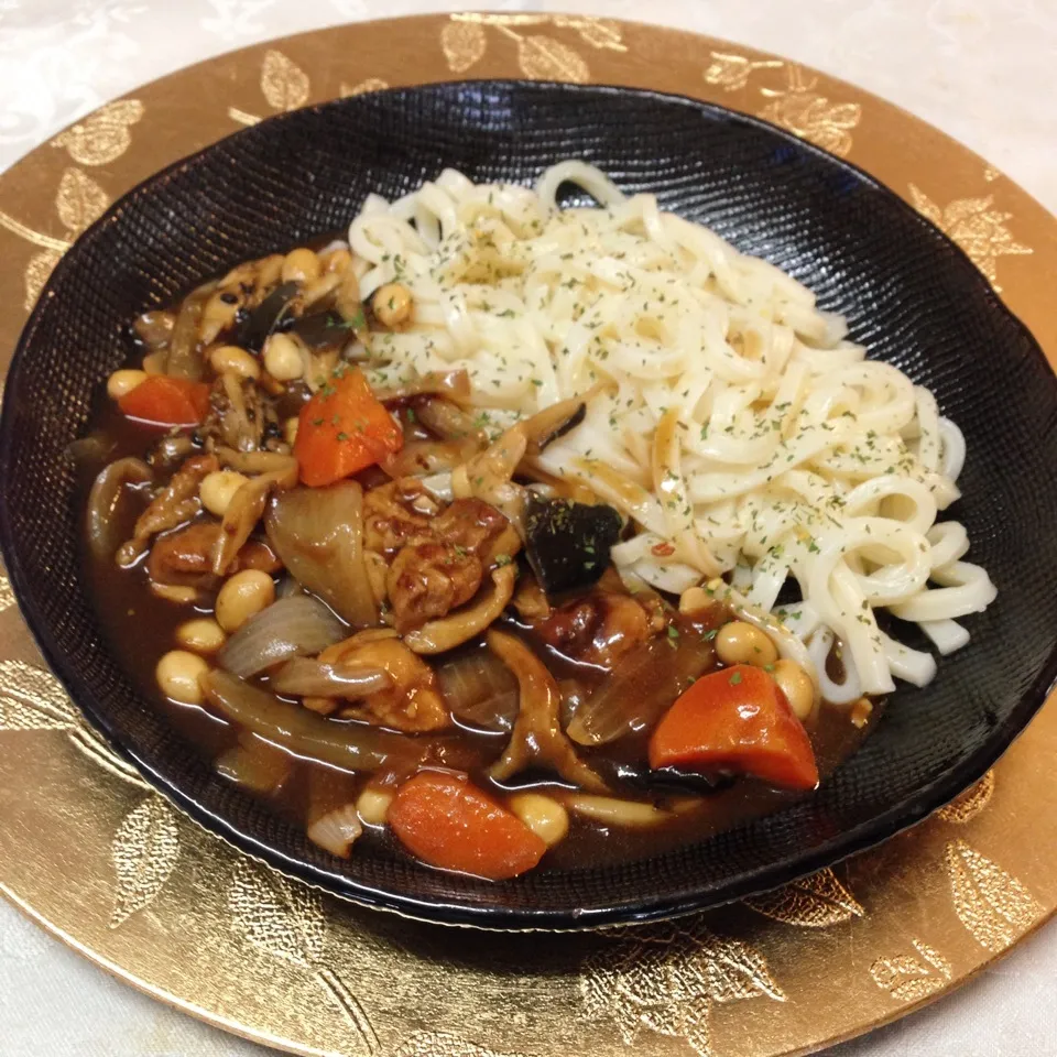 ＊チキンカレー冷やしうどん＊|henryさん