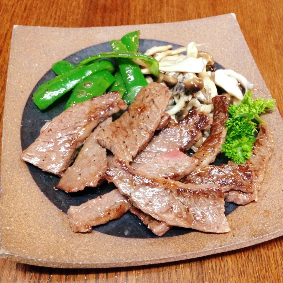 ＊三河牛 焼肉 熟成塩きのこ＊|henryさん