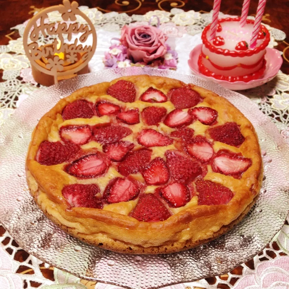 🍓ストロベリーヨーグルトチーズケーキ🍓|henryさん