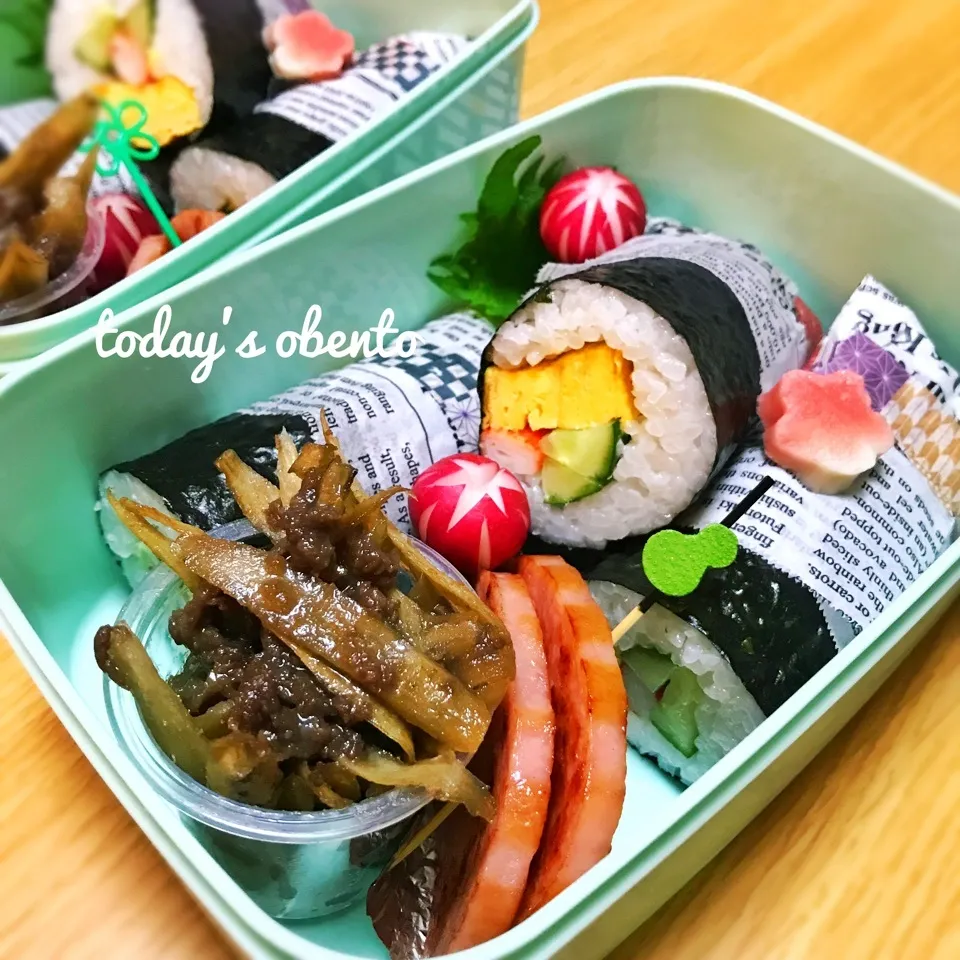 花金 巻き寿司弁当|shakuyaku33443344さん